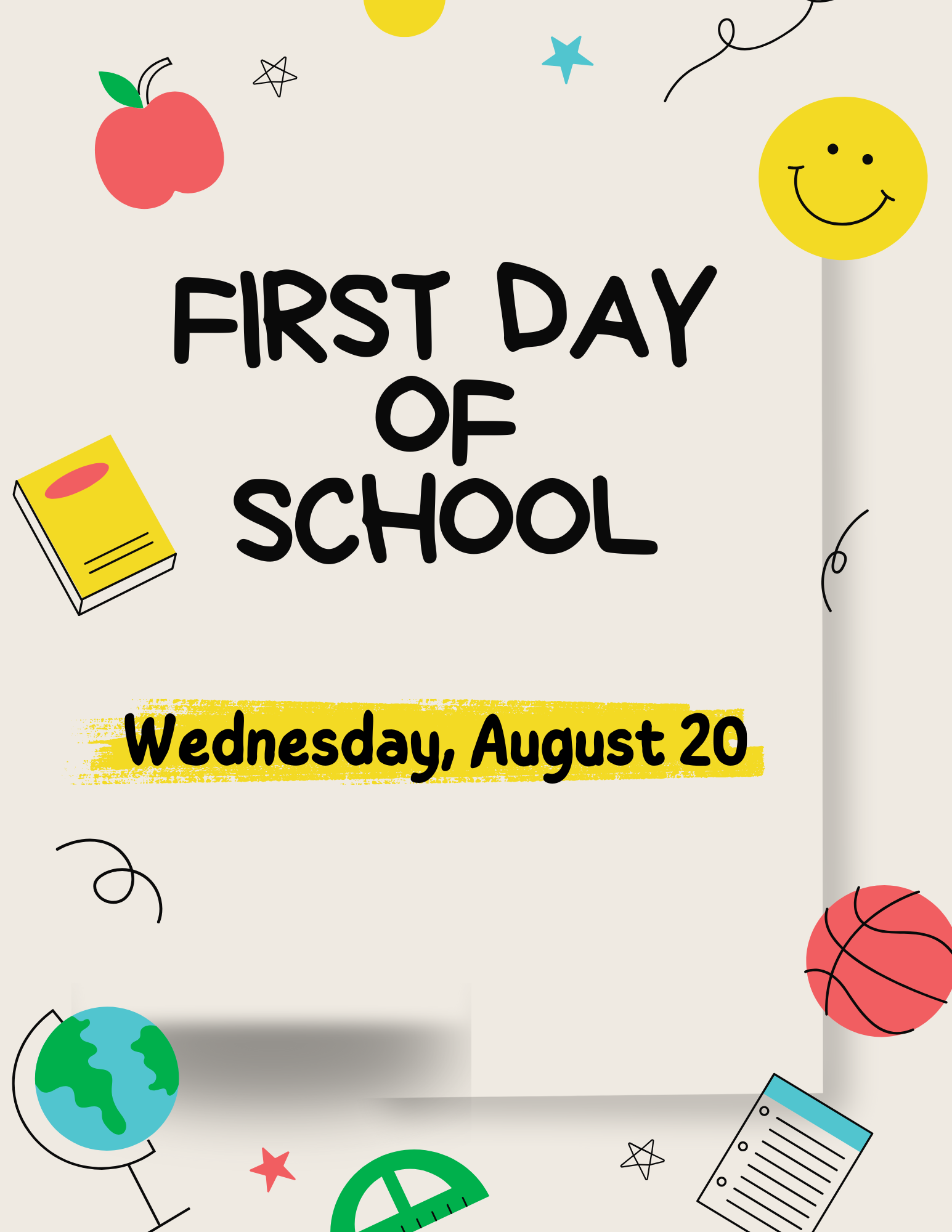  First Day of School